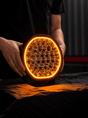 Extraljuspaket Mr Tuning Halo 680W (4x LED 9" Extraljus + hållare + reläsats)