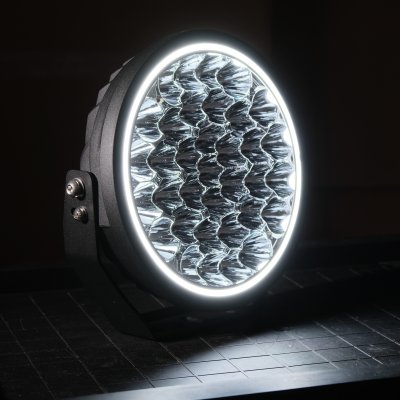 Extraljuspaket Mr Tuning Halo 510W (3x LED 9" Extraljus + hållare + reläsats)