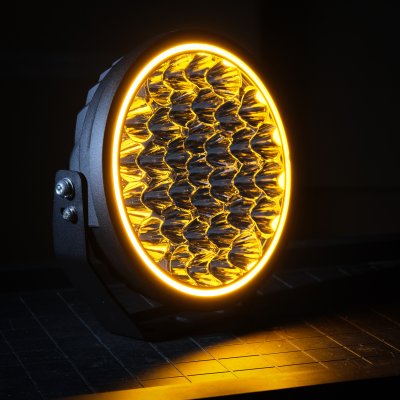 Extraljuspaket Mr Tuning Halo 510W (3x LED 9" Extraljus + hållare + reläsats)