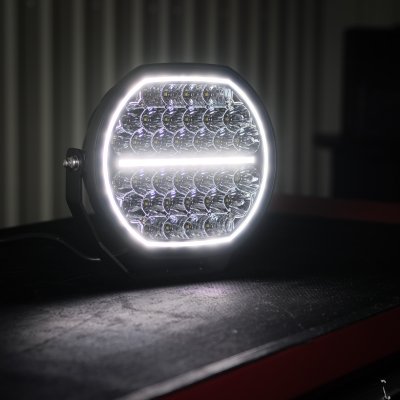 Extraljuspaket Mr Tuning Glow 510W (3x LED 9" Extraljus + hållare + reläsats)