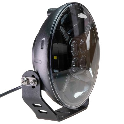 Extraljuspaket 240W LED Black Edition 9" (med vit / orange positionsljus) (2x LED 9" 120W Extraljus + Hållare + Reläsats)