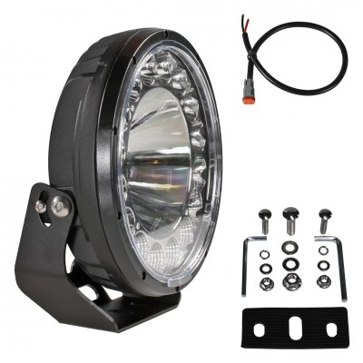 Extraljuspaket 360W (3x LED 9" extraljus + Hållare + Reläsats)