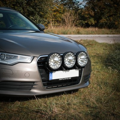 Extraljuspaket 360W (3x LED 9" extraljus + Hållare + Reläsats)