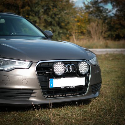 Extraljuspaket 210W (2x LED 7" (18cm) extraljus + Hållare + Reläsats)