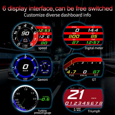 Wind F8 62mm mätare OBD2