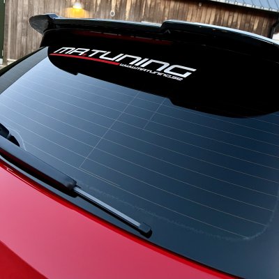 Mr Tuning dekal vit text 50x5