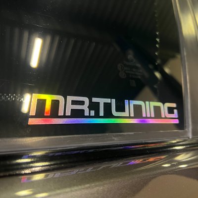 Mr Tuning dekal holografisk 15x2cm