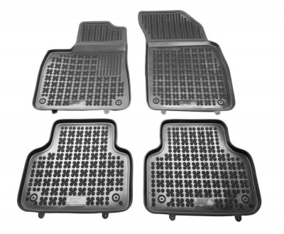 Gummimatta Svart - Audi Q7 2015- (7-sits)