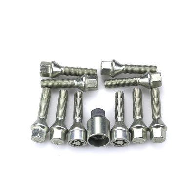 H&R hjulbultar med låsbult konisk för 10-20mm Spacers - VW Golf 4