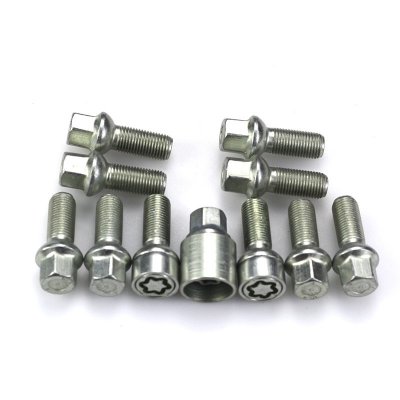 H&R hjulbultar med låsbult för 5mm Spacers - Mercedes 190E 1984-1993