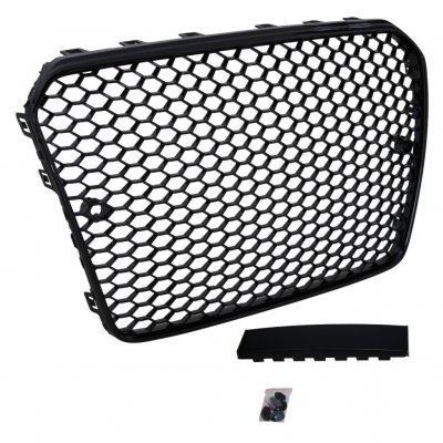 Honeycomb Sportgrill RS Piano Black Audi A4 B8.5 (2012-2015)