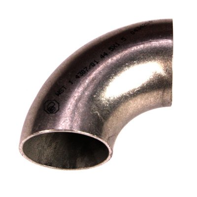 Kortradieböj 90° 44.5x1,5mm