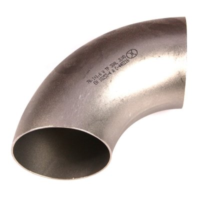 Kortradieböj 90° 76x1.6mm