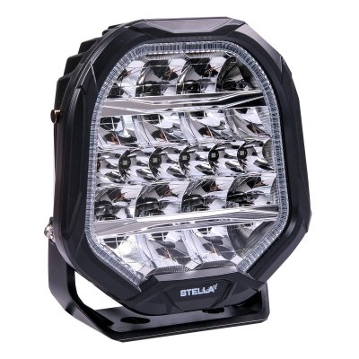 LED Extraljus 9" DRL Vit/Amber 140W E9-märkt