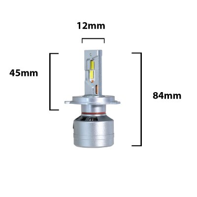 Mr Tuning Strålkastarlampa Super Bright LED H4 53W 8000LM (2st)