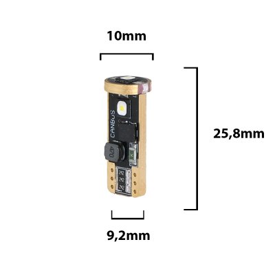 Mr Tuning High Power LED T10 / W5W 3W (2st)
