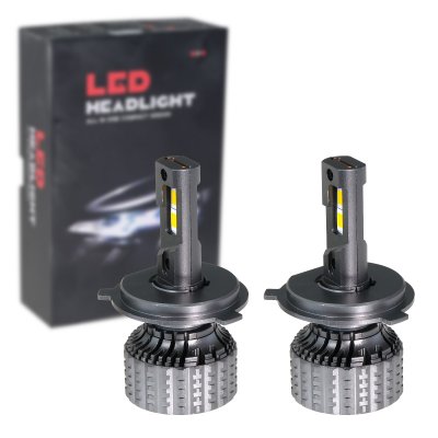 Mr Tuning Strålkastarlampa High Power LED H4 Yellow 35W 7000LM (2st)