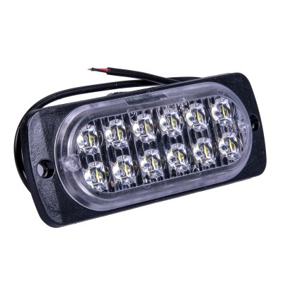 LED Sidomarkeringsljus 12V/24V Vit E-märkt för Släp, Trailer & Lastbil