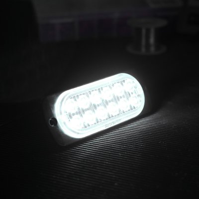 LED Sidomarkeringsljus 12V/24V Vit E-märkt för Släp, Trailer & Lastbil
