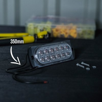LED Sidomarkeringsljus 12V/24V Röd E-märkt för Släp, Trailer & Lastbil