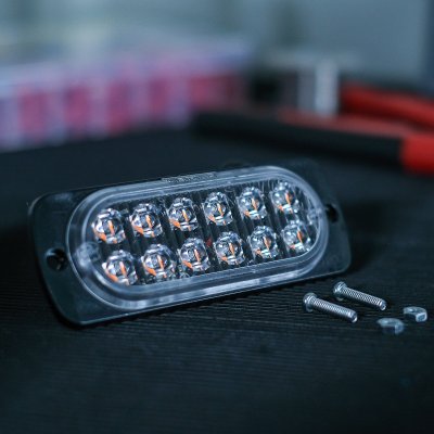 LED Sidomarkeringsljus 12V/24V Orange E-märkt för Släp, Trailer & Lastbil
