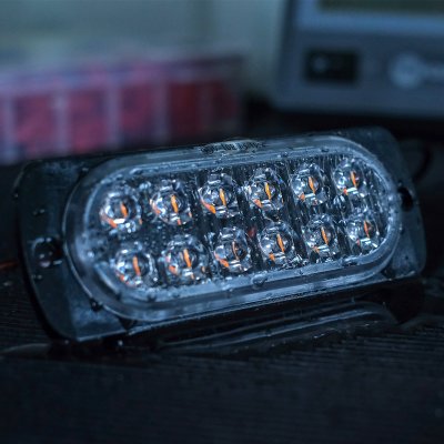 LED Sidomarkeringsljus 12V/24V Orange E-märkt för Släp, Trailer & Lastbil