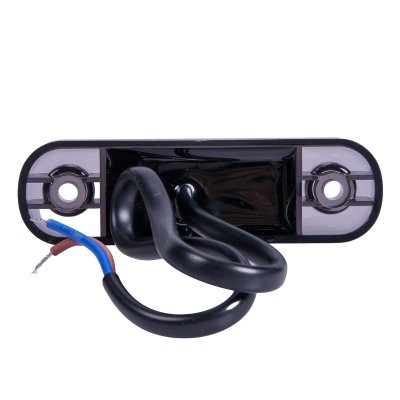 LED Sidomarkeringsljus 12V/24V Vit Röktonat Glas för Släp & Lastbil