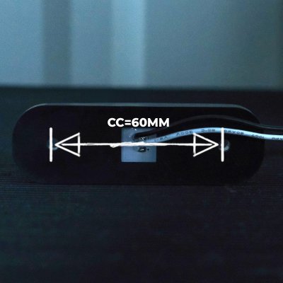 LED Sidomarkeringsljus 12V/24V Vit Transparent för Släp & Trailer