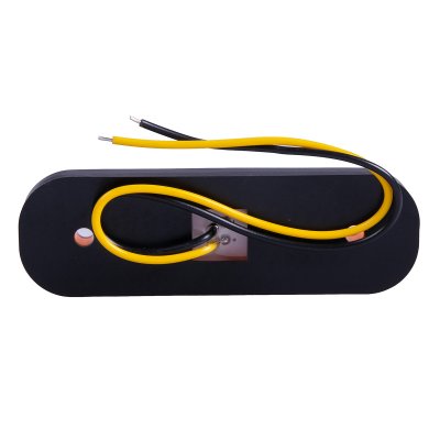 LED Sidomarkeringsljus 12V/24V Orange Transparent för Släp & Trailer