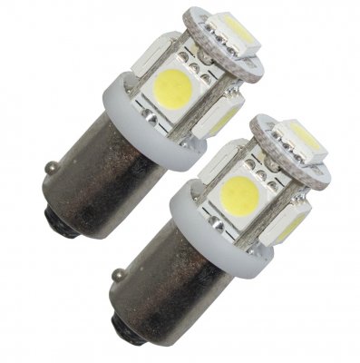 LED lampa BAX9s 5 SMD (xenonvit)