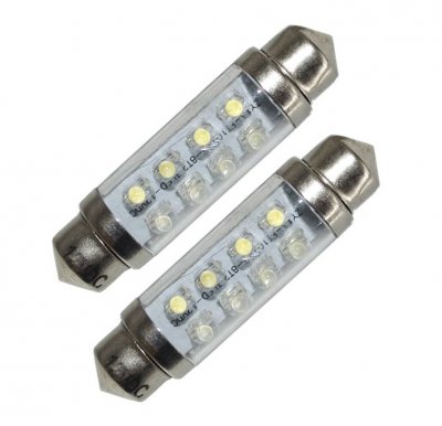 LED lampa C10W spollampa 42mm (xenonvit)