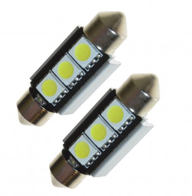 LED lampa C5W spollampa 39mm Canbus (xenonvit)