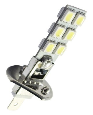 Dimljus LED lampa H1 12 SMD (xenonvit) (1st)