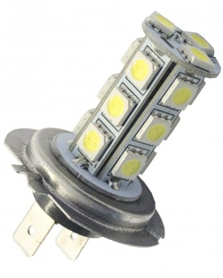 Dimljus LED lampa H7 18 SMD (4300k) (1st)