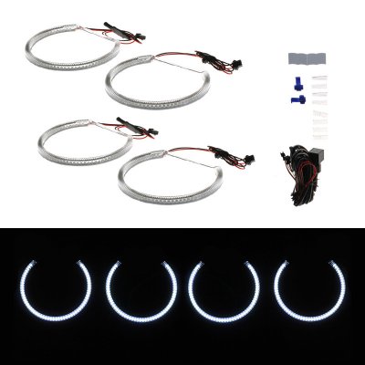 Angel eyes ringar SMD white - BMW E46 (131mm x 4)