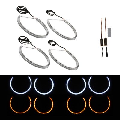 Angel eyes ringar SMD switch back - BMW E46 (131mm + 146mm)