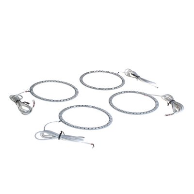 Angel eyes ringar RGB + white - BMW E30 E34 (120mm x 4)