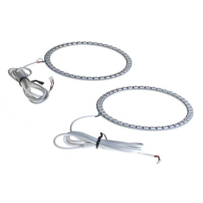 Angel eyes ringar RGB + white - BMW E30 E34 (120mm x 4)