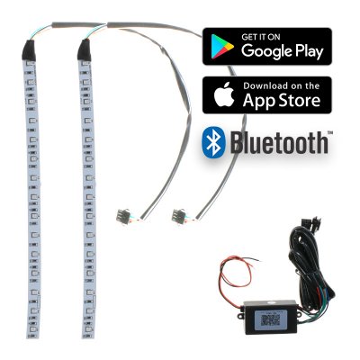 2x Demon Eyes RGB med App (75mm)