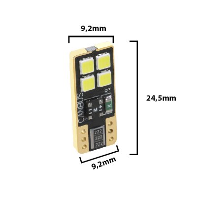 Mr Tuning High Power LED Canbus T10 / W5W - 4W (2st)