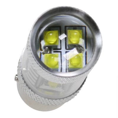 Mr Tuning High Power LED Backljus BA15s / P21w Canbus 80W (2200lm) (2st)