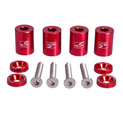 Huvspacer 25mm Röd