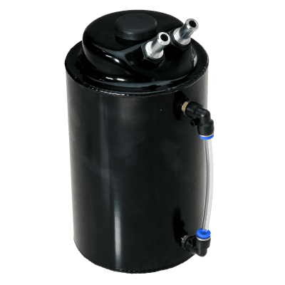 Oljecatchtank 2L rund med rött filter