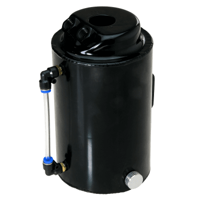 Oljecatchtank 2L rund med filter