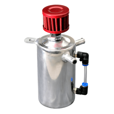 Oljecatchtank ink filter 0,5L Silver