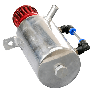 Oljecatchtank ink filter 0,5L Silver