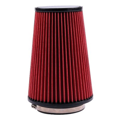 Sportluftfilter FullFlow Long 4,5" (114mm) Röd/Svart