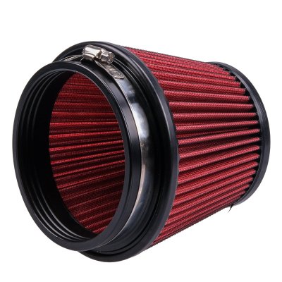 Sportluftfilter FullFlow 4,5" (114mm) Röd/Svart