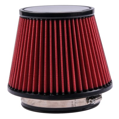 Sportluftfilter FullFlow 4,5" (114mm) Röd/Svart