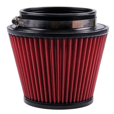 Sportluftfilter FullFlow 4,5" (114mm) Röd/Svart